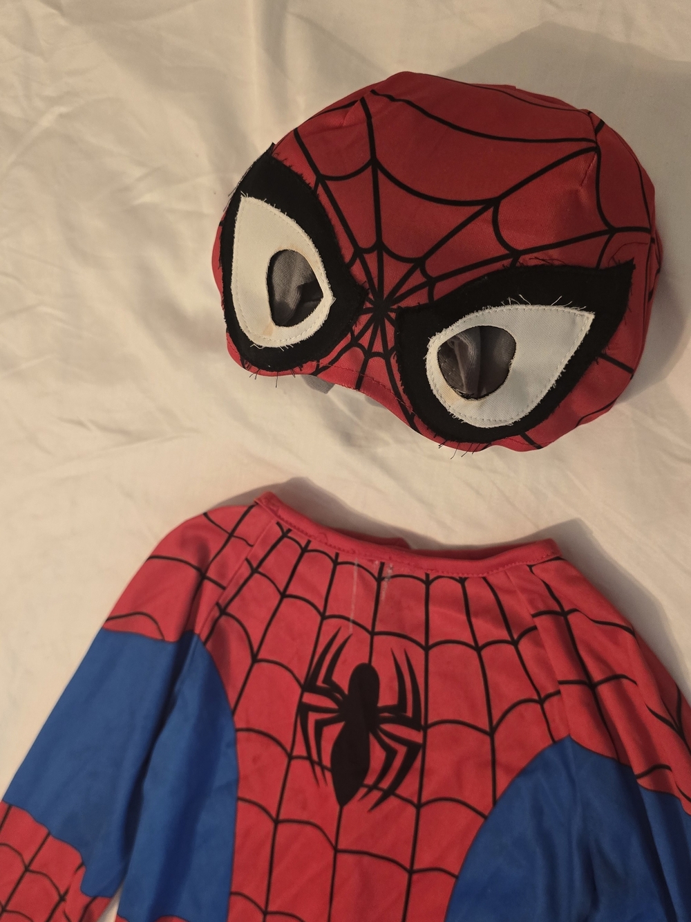 Toddler Kids Red and Blue Spider Superhero Costume - Unbranded